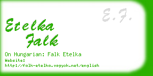 etelka falk business card